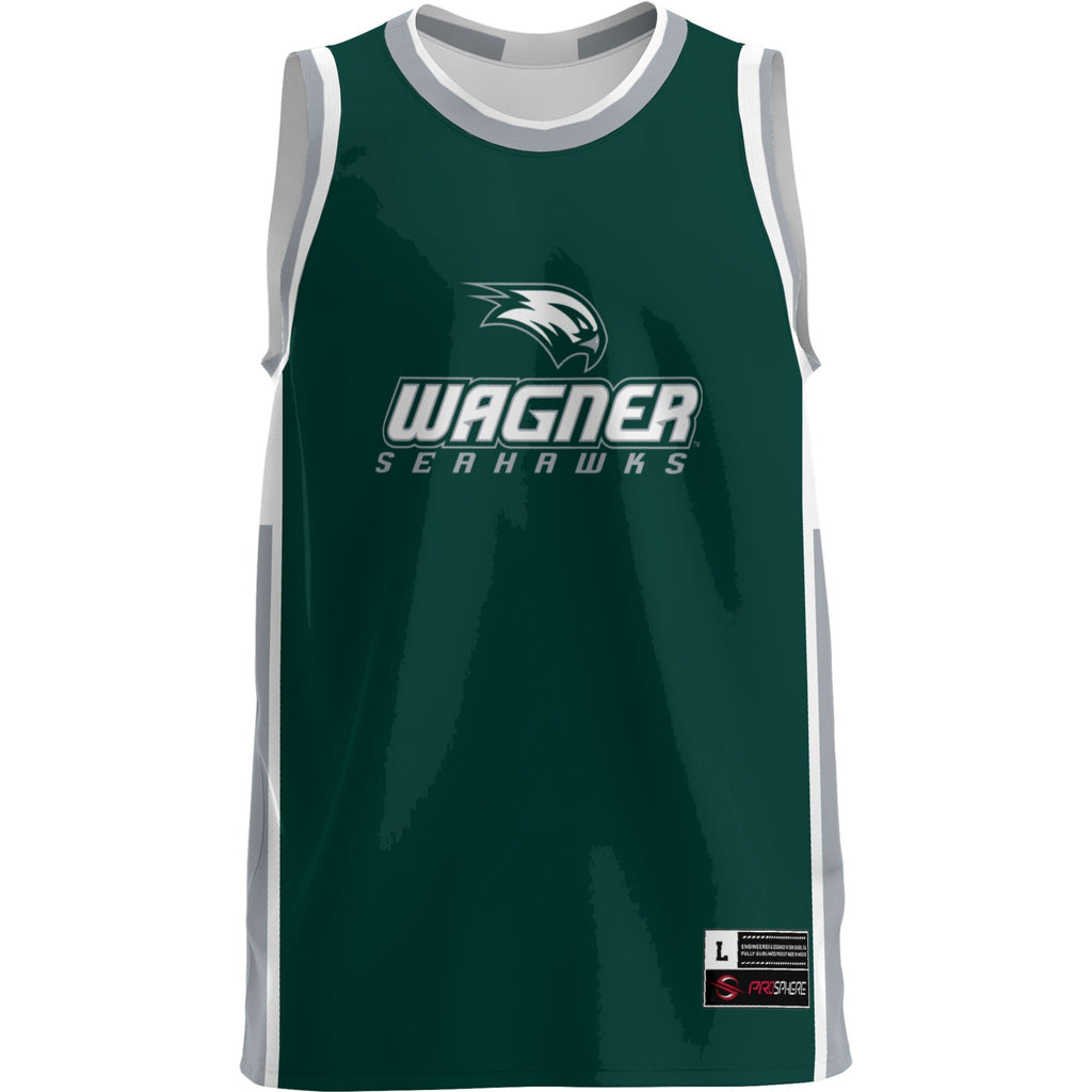 Wagner College Seahawks Lightweight Basketball Jersey - Green