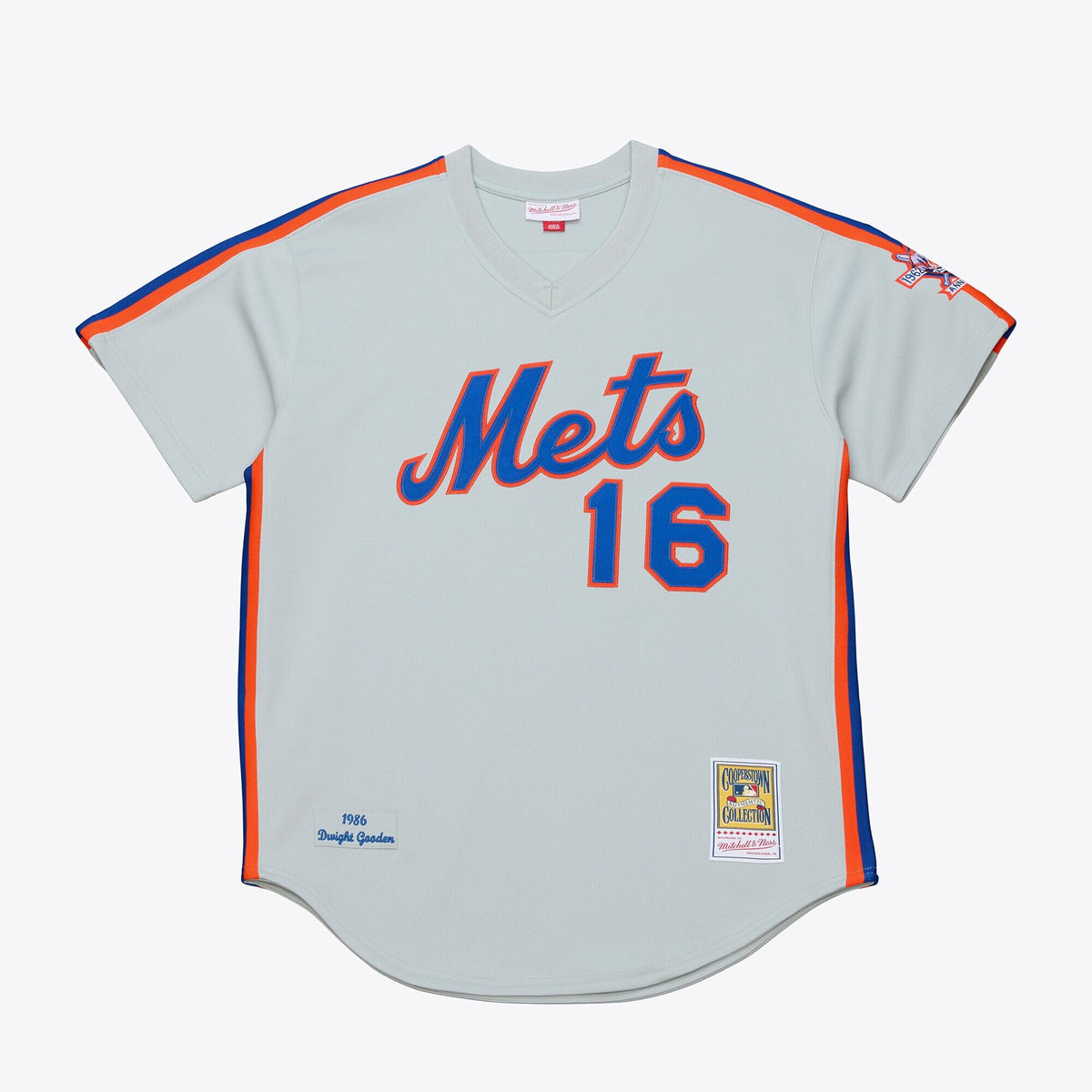 New York Mets Dwight Gooden White 1986 Baseball Jersey