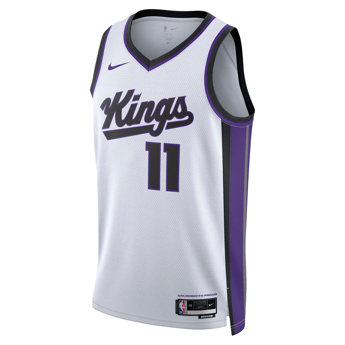 Sacramento Kings Association Edition Swingman Jersey - White - Domantas Sabonis