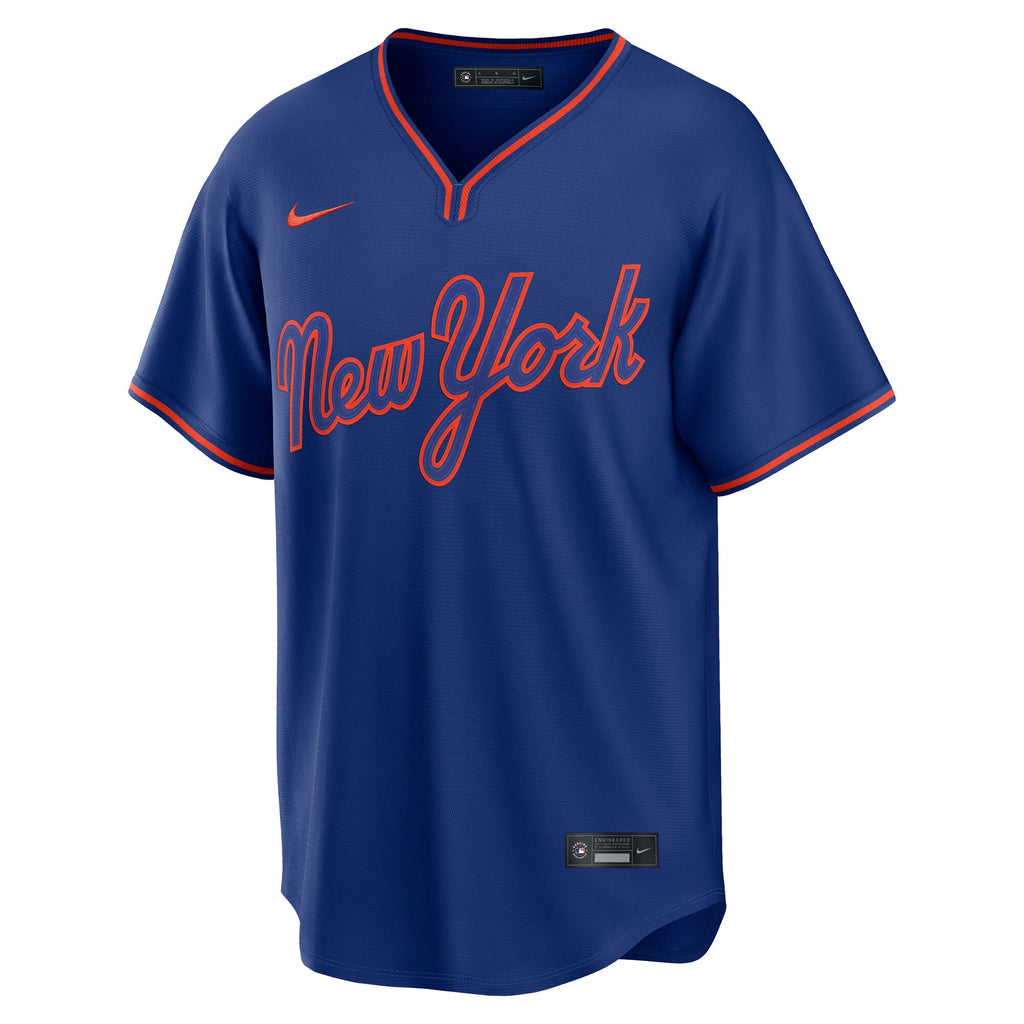 New York Mets Freddy Peralta Royal Alternate Replica Baseball Jersey