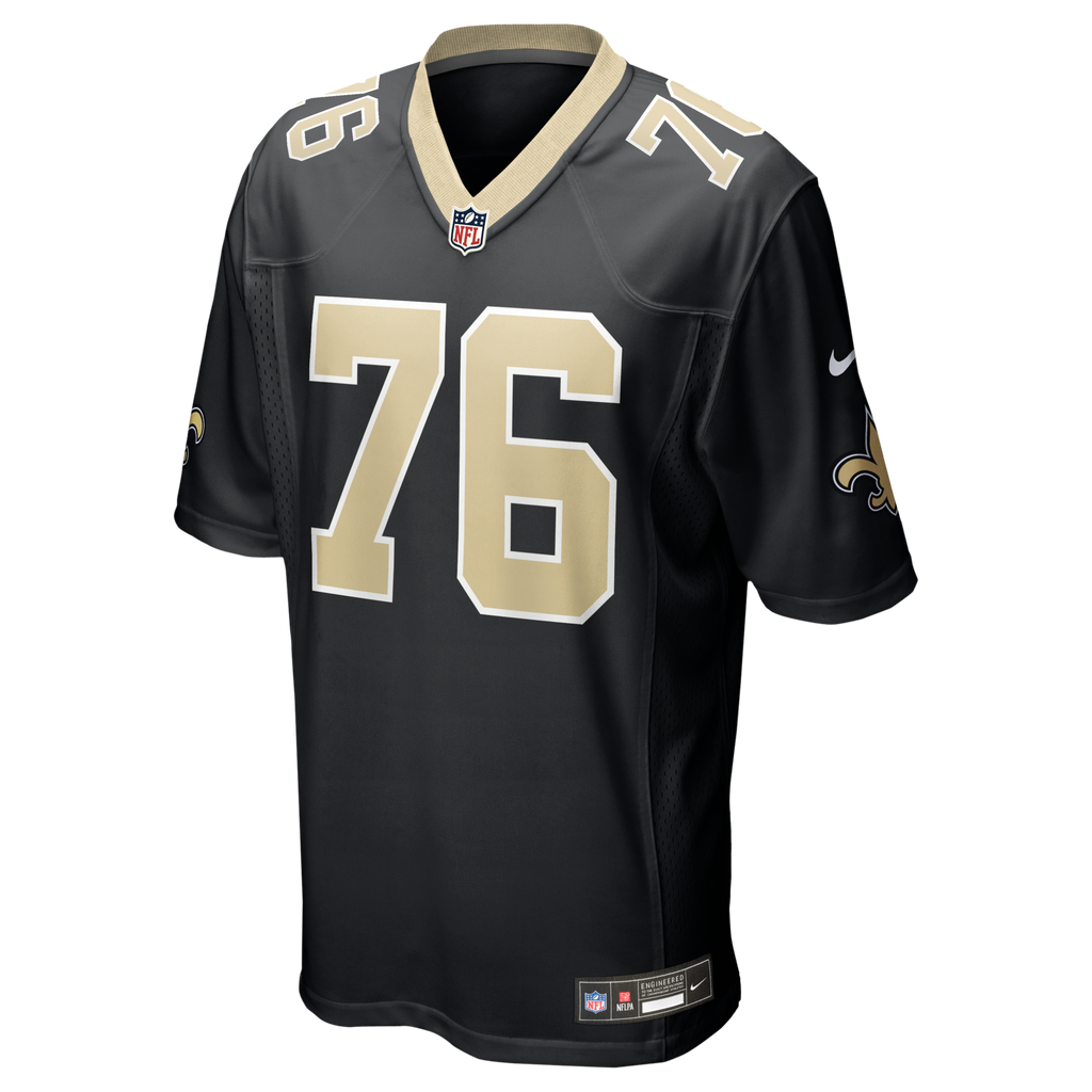 New Orleans Saints David Edwards Black Team Game Football Jersey