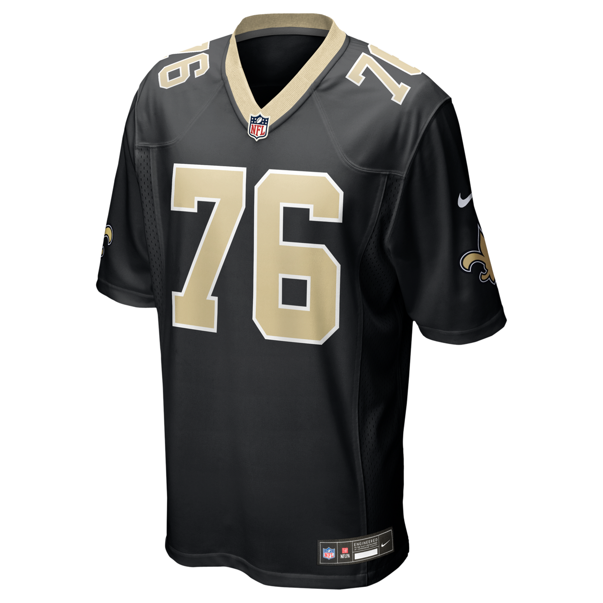 New Orleans Saints David Edwards Black Team Game Football Jersey