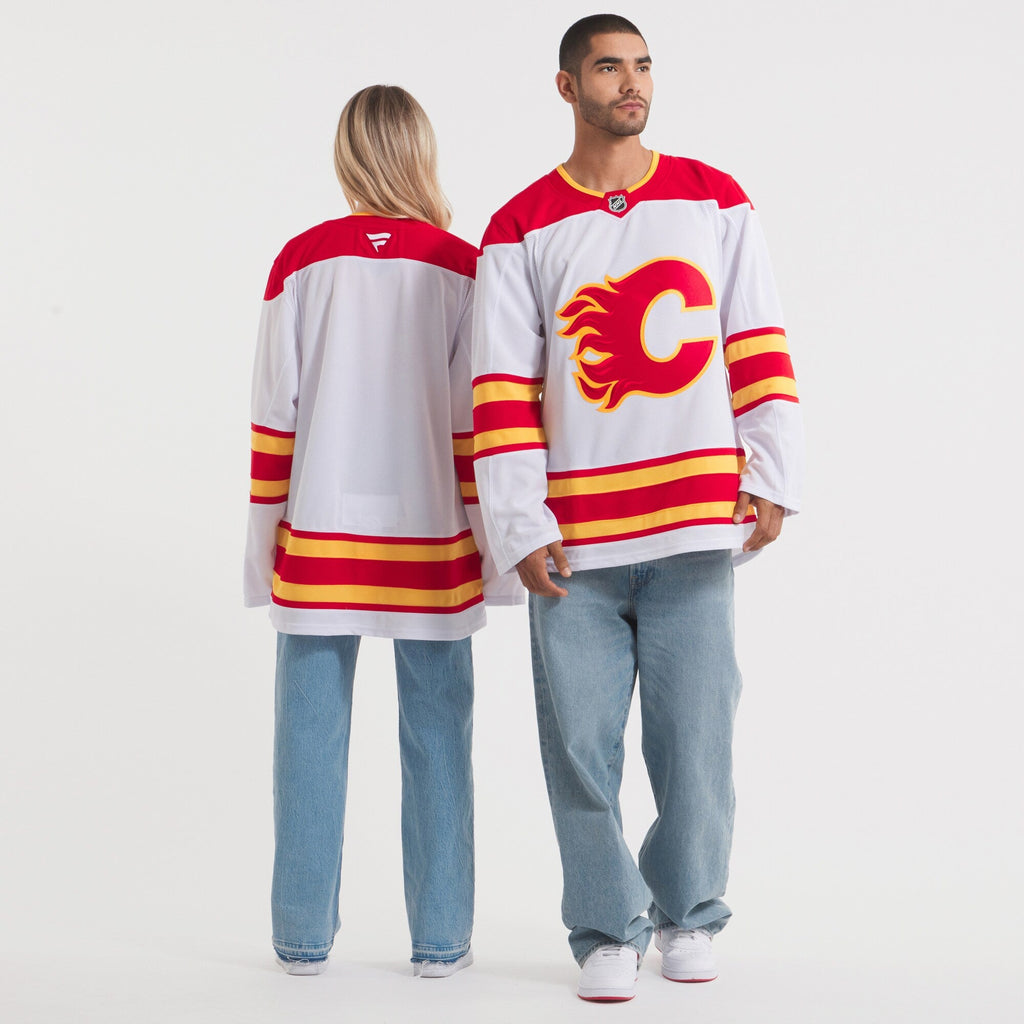 Calgary Flames White Away Premium Jersey