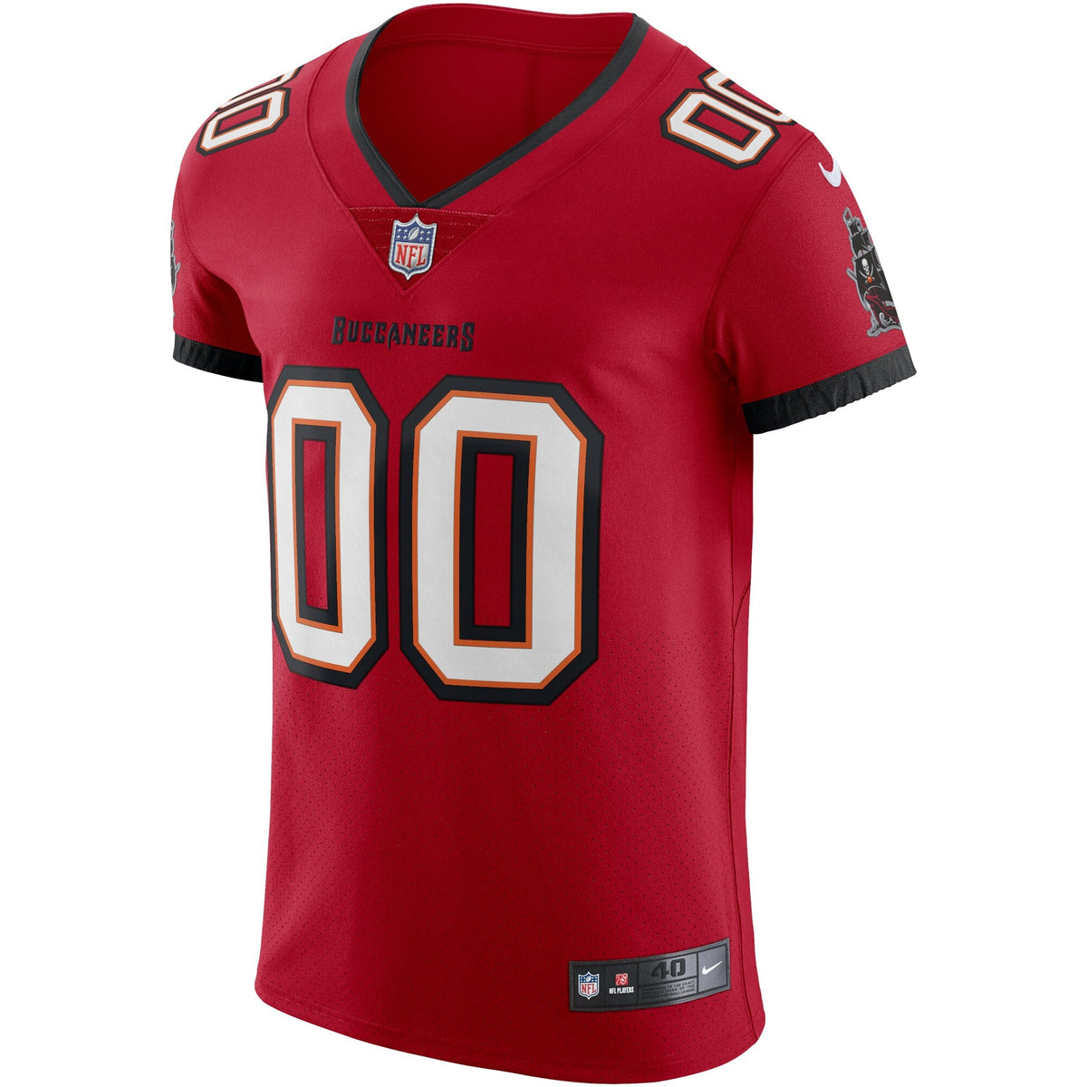 Tampa Bay Buccaneers Red Vapor Elite Custom Football Jersey
