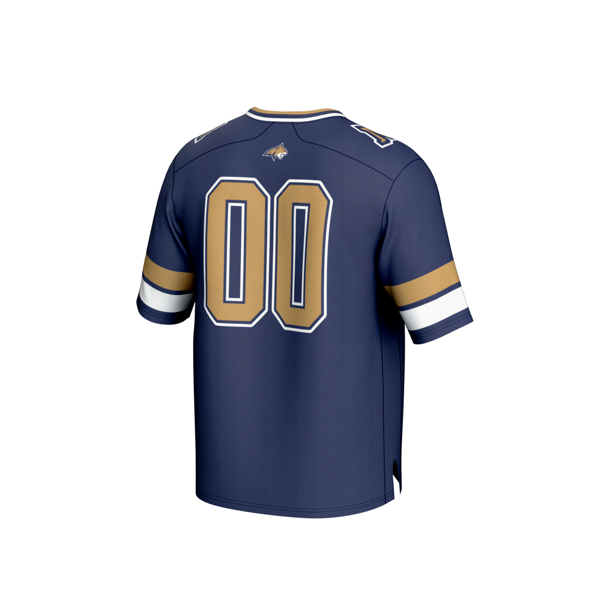 #00 Montana State Bobcats Collegiate Football Fashion Jersey - Navy