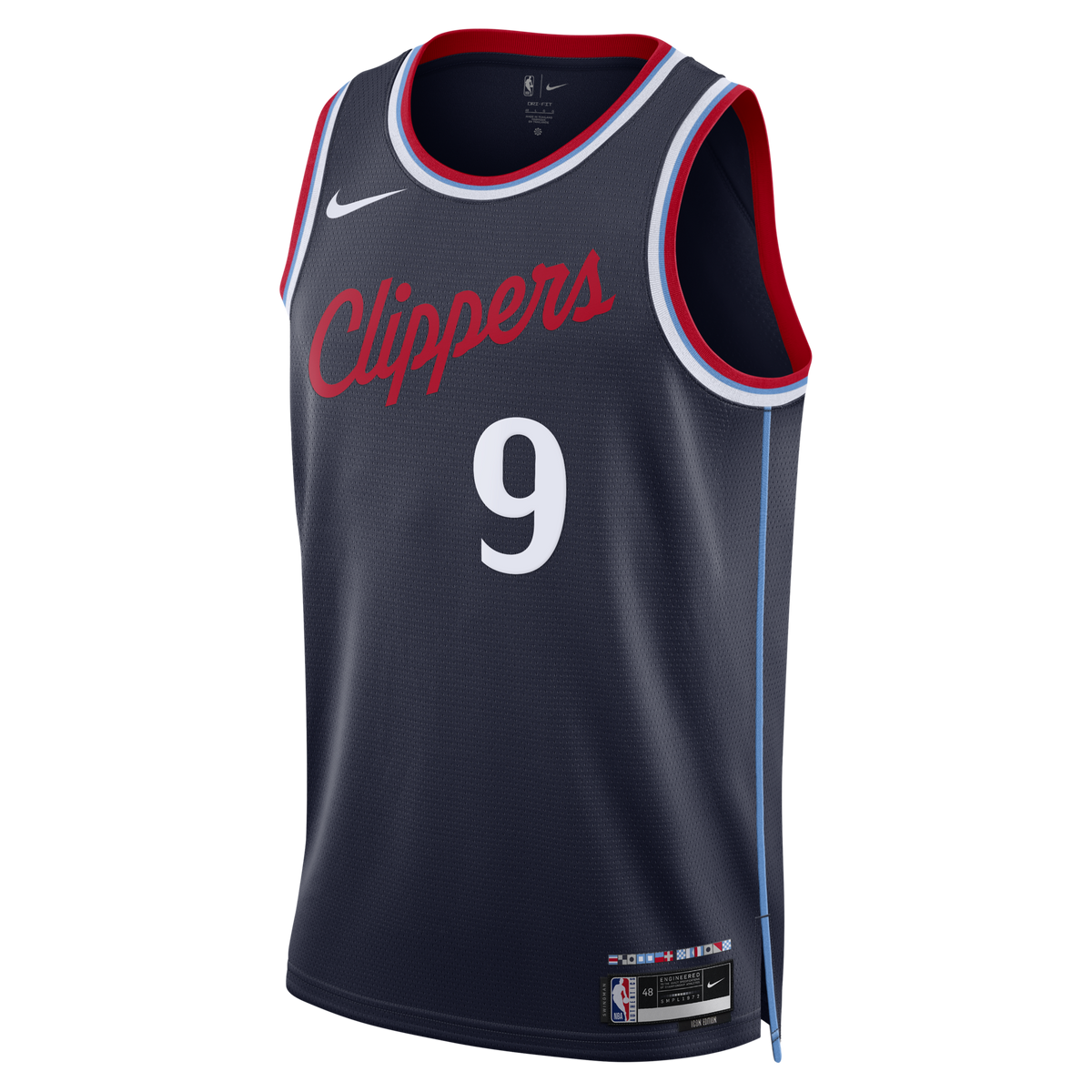 Los Angeles Clippers Replica Icon Edition Swingman Jersey - Navy - Bennedict Mathurin