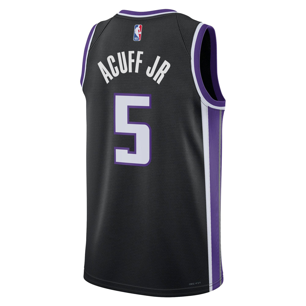 Sacramento Kings Icon Swingman Jersey - Black - Darius Acuff Jr.