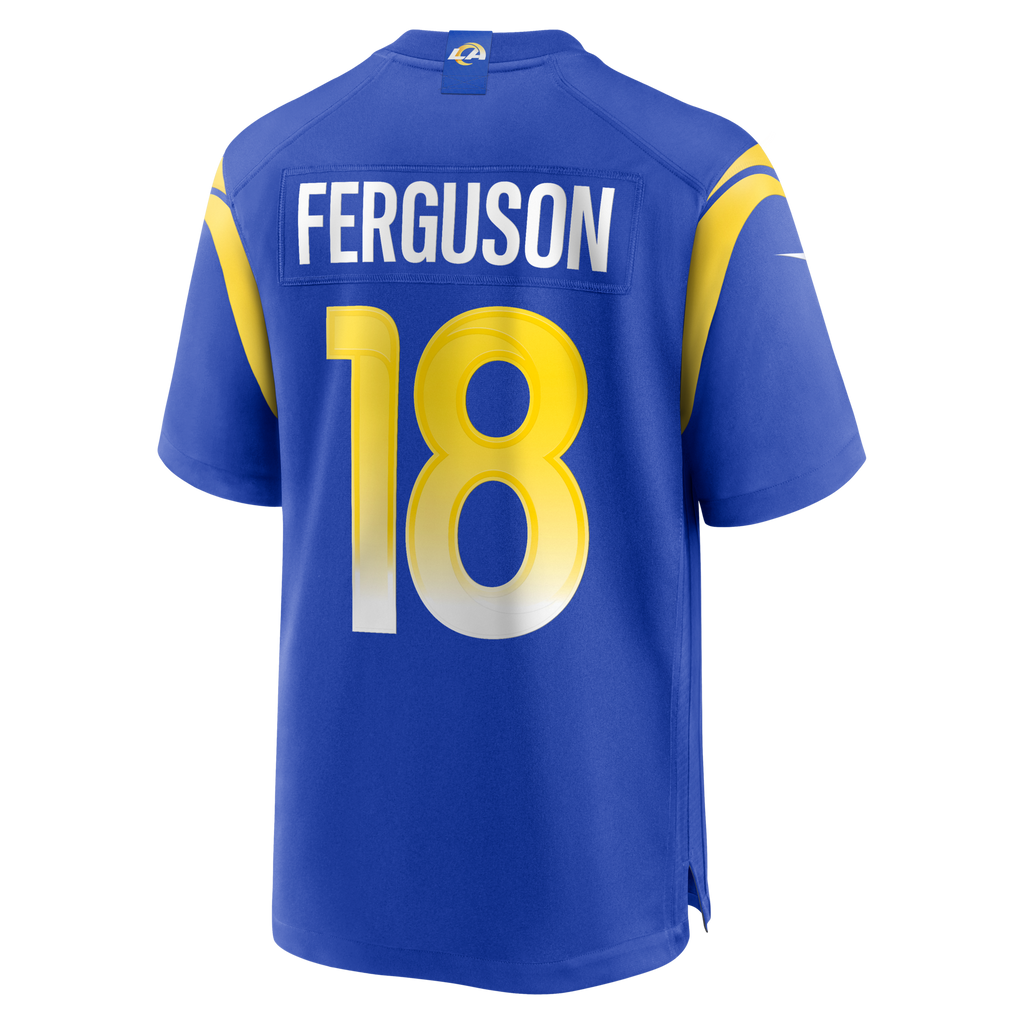 Los Angeles Rams Terrance Ferguson Royal Team Game Football Jersey