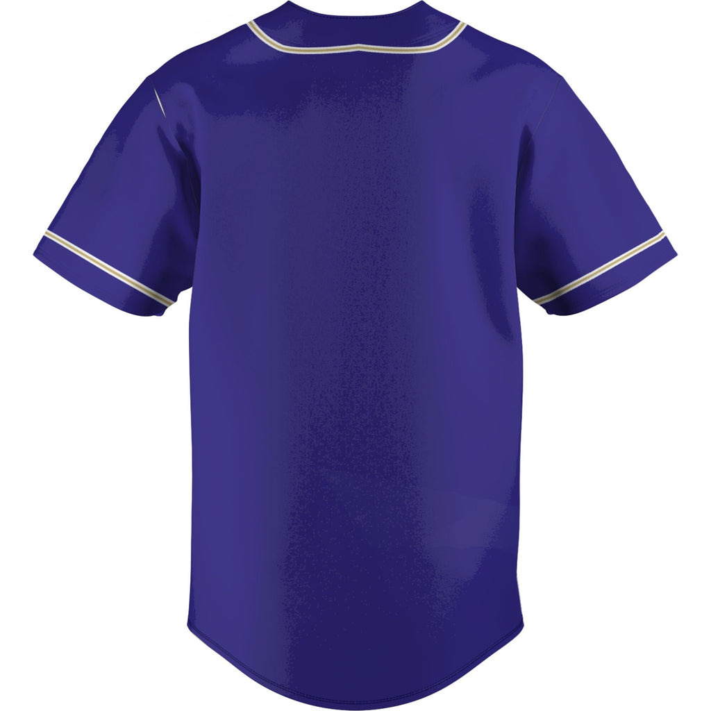 James Madison Dukes Lightweight Baseball Jersey - Purple