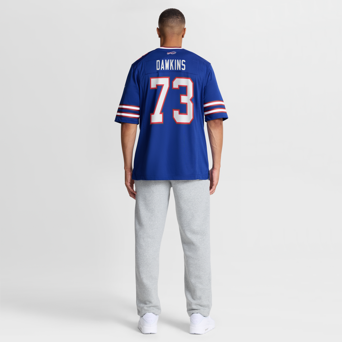 Buffalo Bills Dion Dawkins Royal Game Player Football Jersey