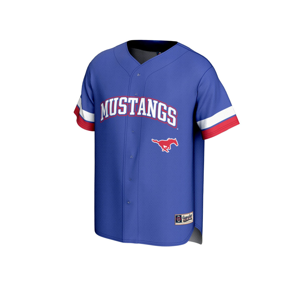 SMU Mustangs Baseball Jersey - Royal