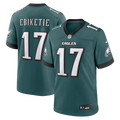 Philadelphia Eagles Arnold Ebiketie Midnight Green Team Game Football Jersey