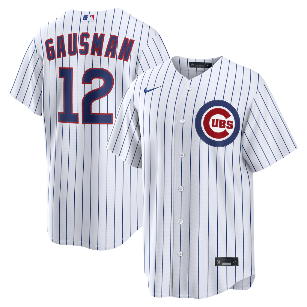 Chicago Cubs Kevin Gausman White Home Replica Baseball Jersey
