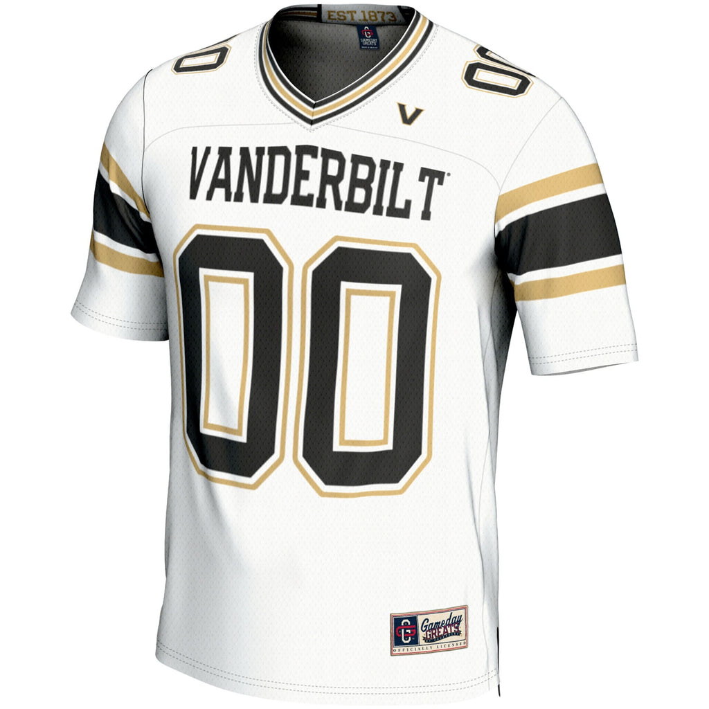 Vanderbilt Commodores NIL Pick-A-Player Football Jersey - White