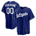 Los Angeles Dodgers Royal Alternate Replica Custom Baseball Jersey