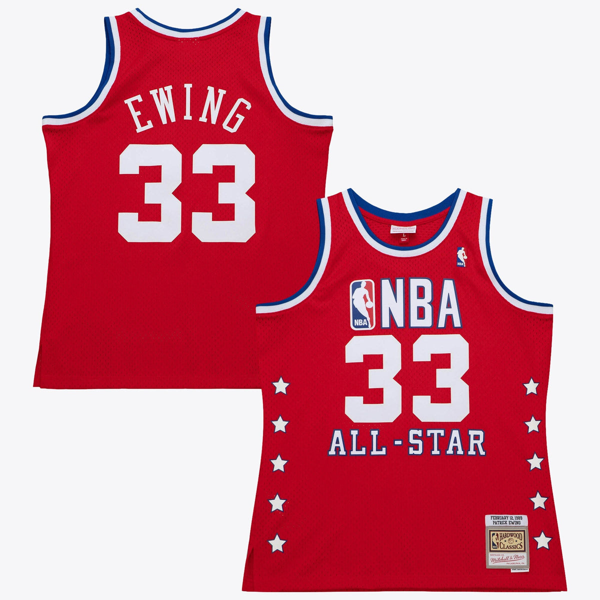 NBA Patrick Ewing 1989 All-Star Swingman Jersey - Scarlet