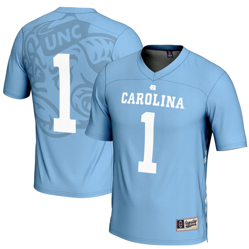 #1 North Carolina Tar Heels Lightweight Lacrosse Jersey - Carolina Blue