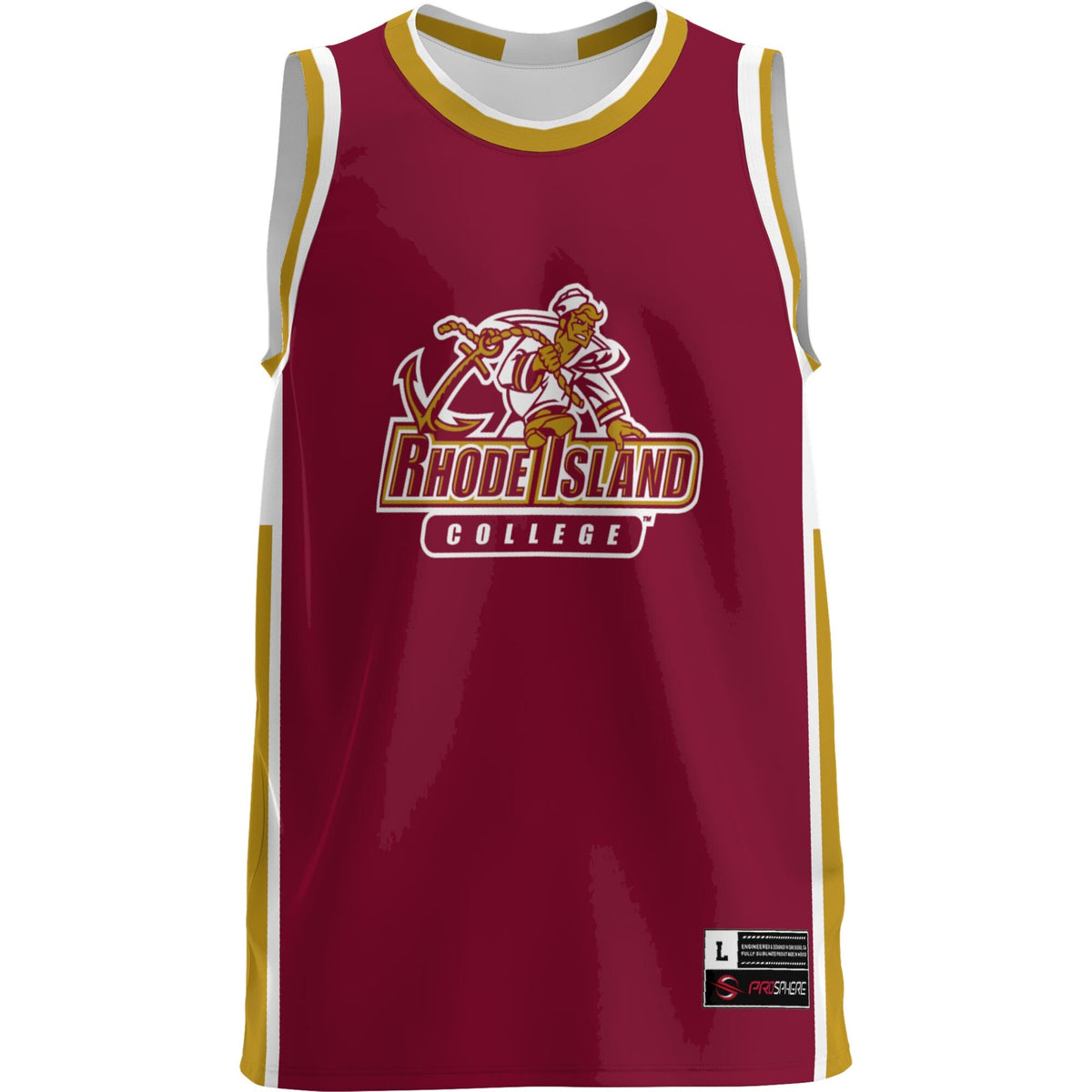 Rhode Island Anchormen Lightweight Basketball Jersey - Burgundy