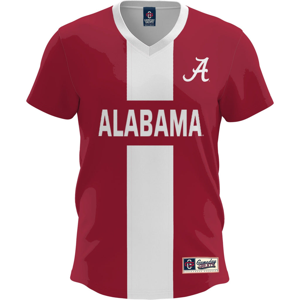Alabama Crimson Tide Lightweight Soccer Fashion Jersey - Crimson