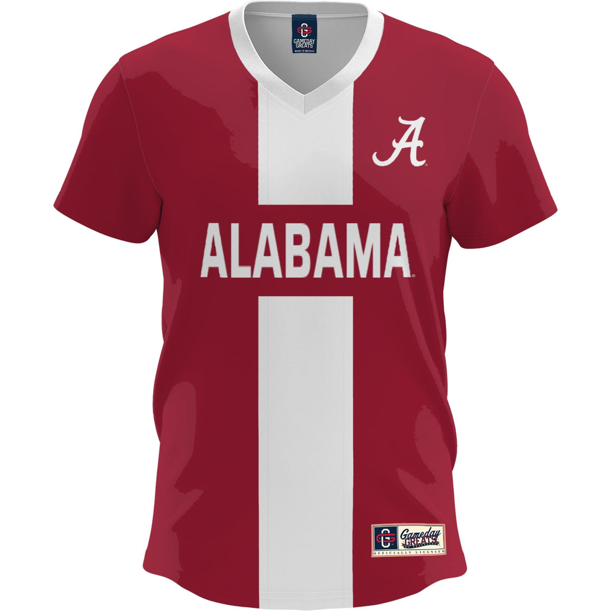 Alabama Crimson Tide Lightweight Soccer Fashion Jersey - Crimson
