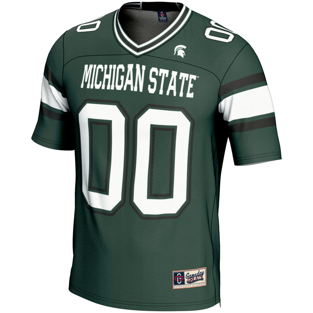 Michigan State Spartans NIL Pick-A-Player Football Jersey - Green