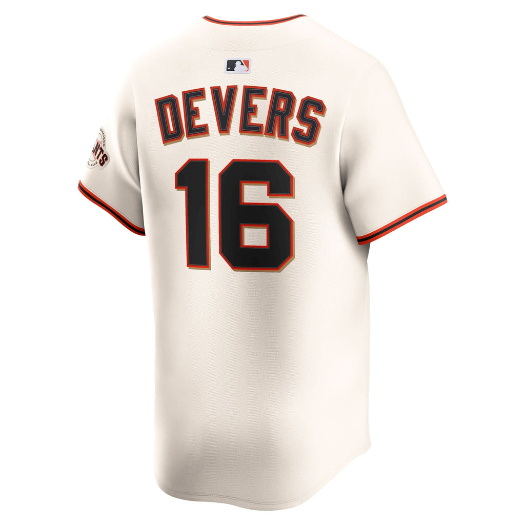 San Francisco Giants Rafael Devers Cream Home Limited Player Baseball Jersey