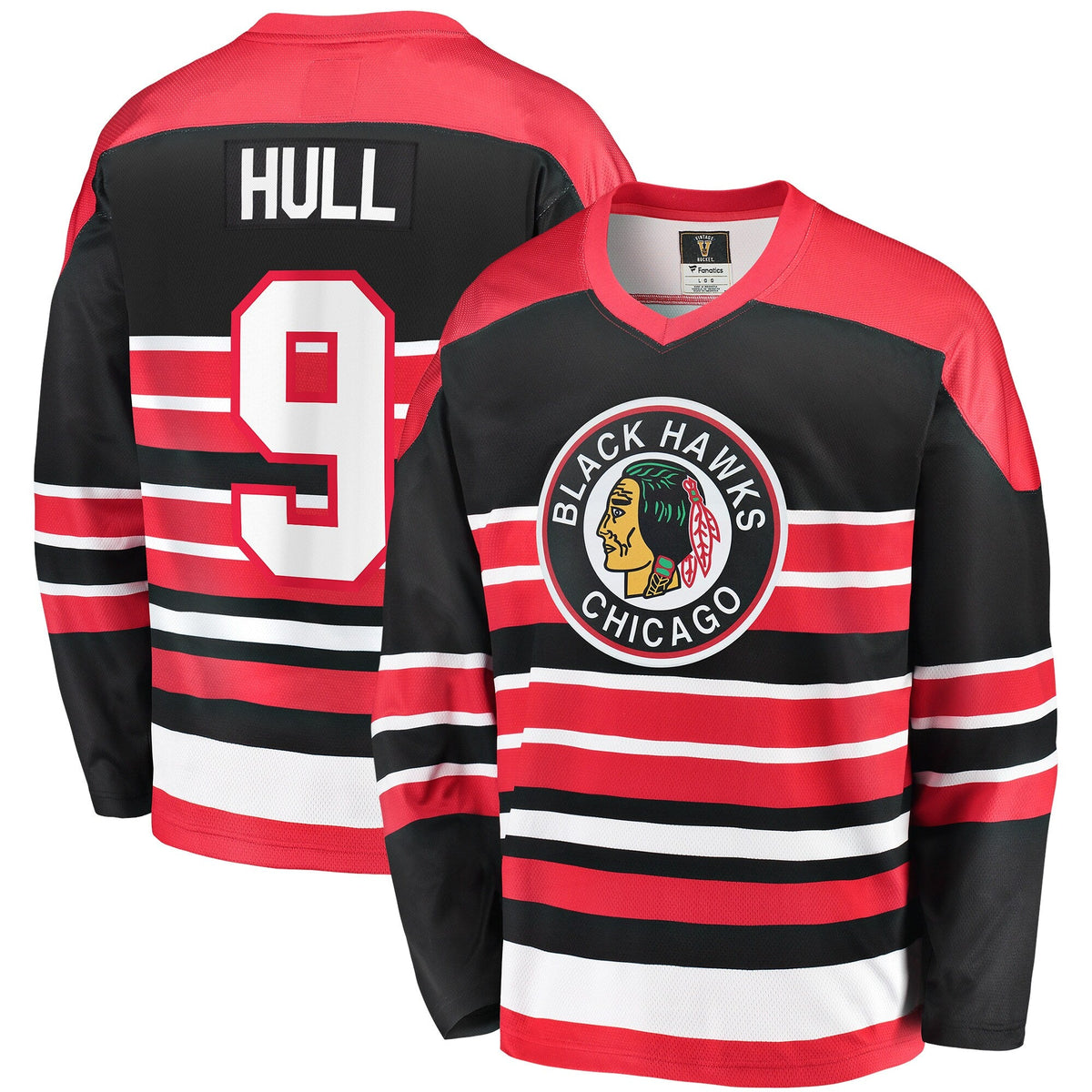 Chicago Blackhawks Bobby Hull Red Premier Breakaway Retired Player Hockey Jersey