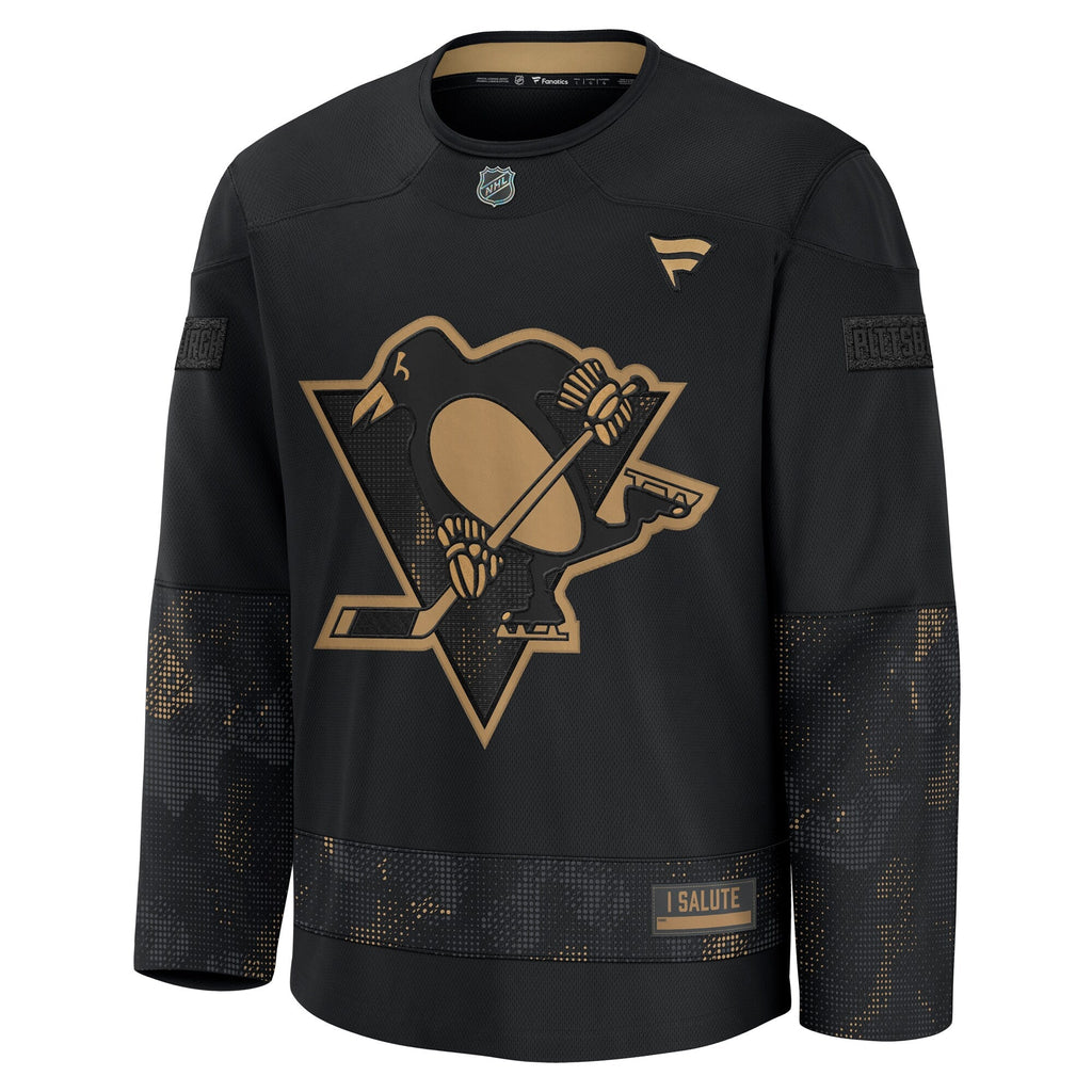 Pittsburgh Penguins Black 2024 Military Appreciation Practice Jersey