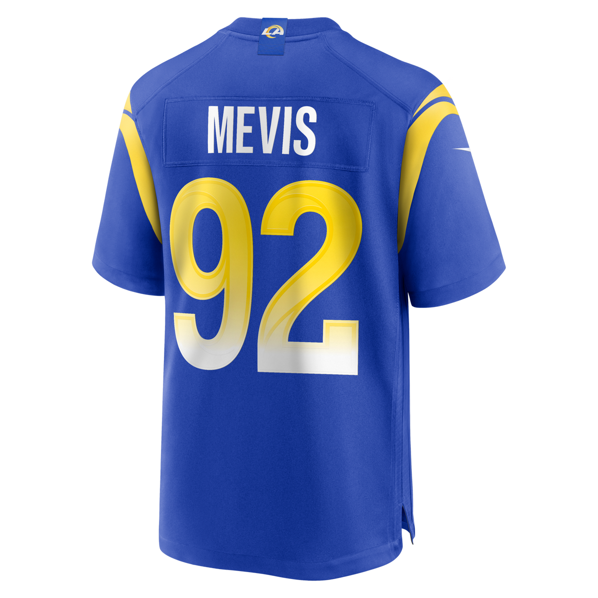 Los Angeles Rams Harrison Mevis Royal Team Game Football Jersey
