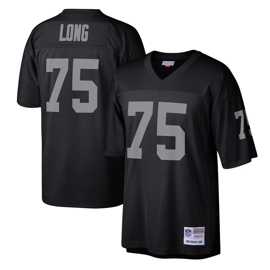 Las Vegas Raiders Howie Long Black Legacy Replica Football Jersey