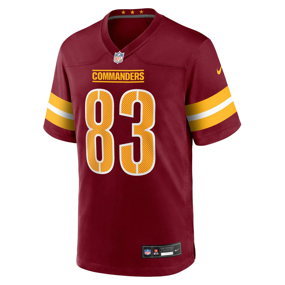 Washington Commanders Jaylin Lane Burgundy Team Game Football Jersey
