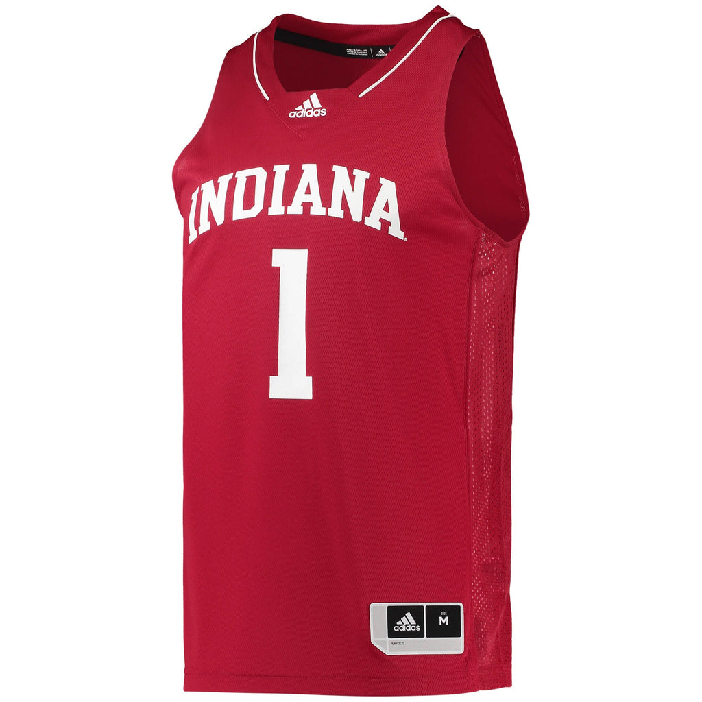 #1 Crimson Indiana Hoosiers Team Swingman Basketball Jersey