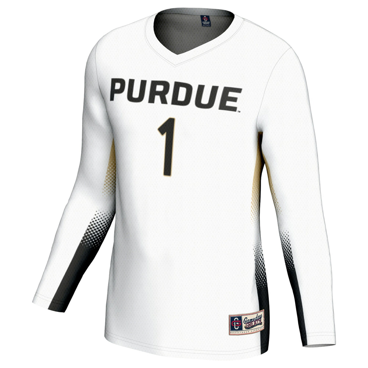 #1 Purdue Boilermakers Lightweight Volleyball Jersey - White