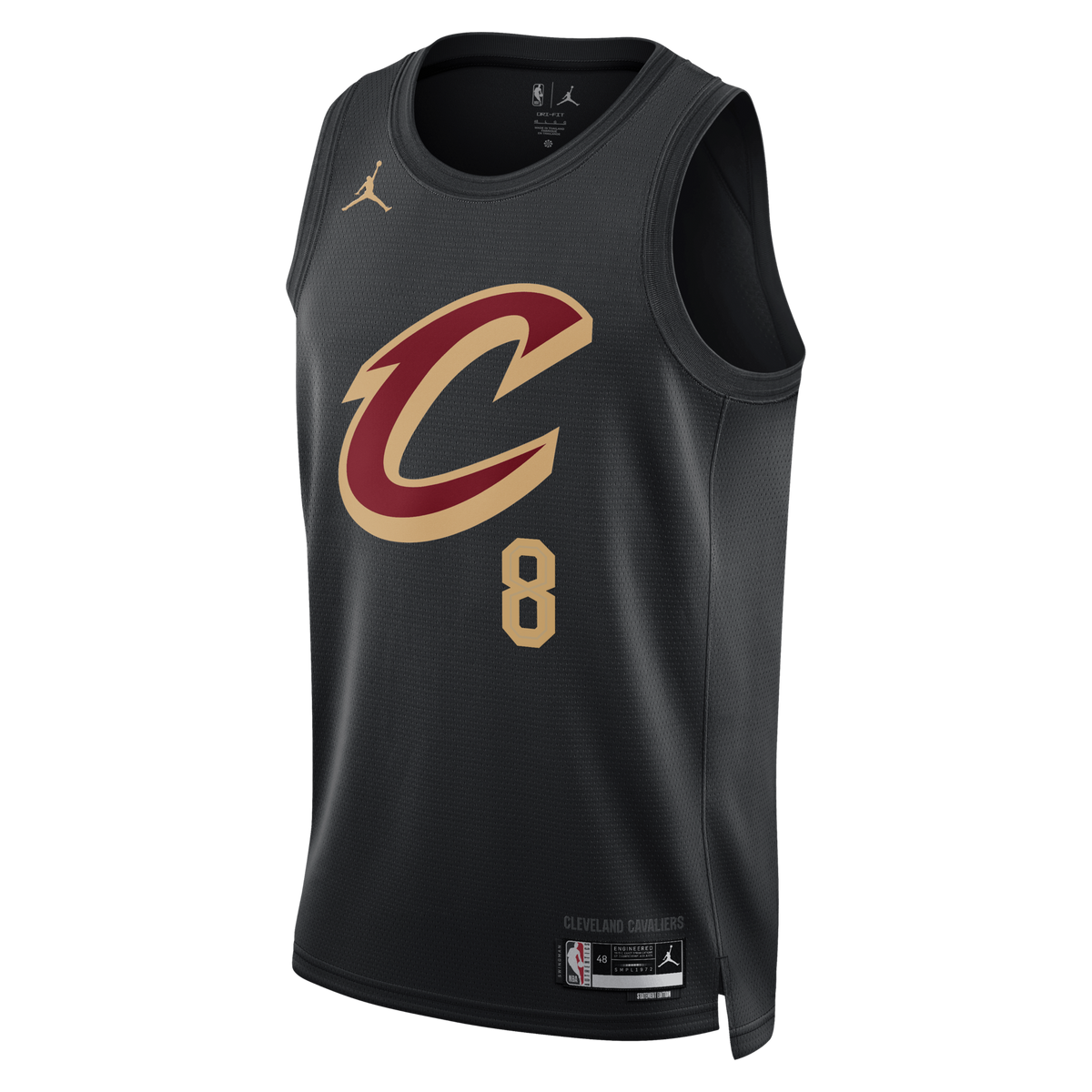 Cleveland Cavaliers Statement Edition Swingman Jersey - Black - Dennis Schröder