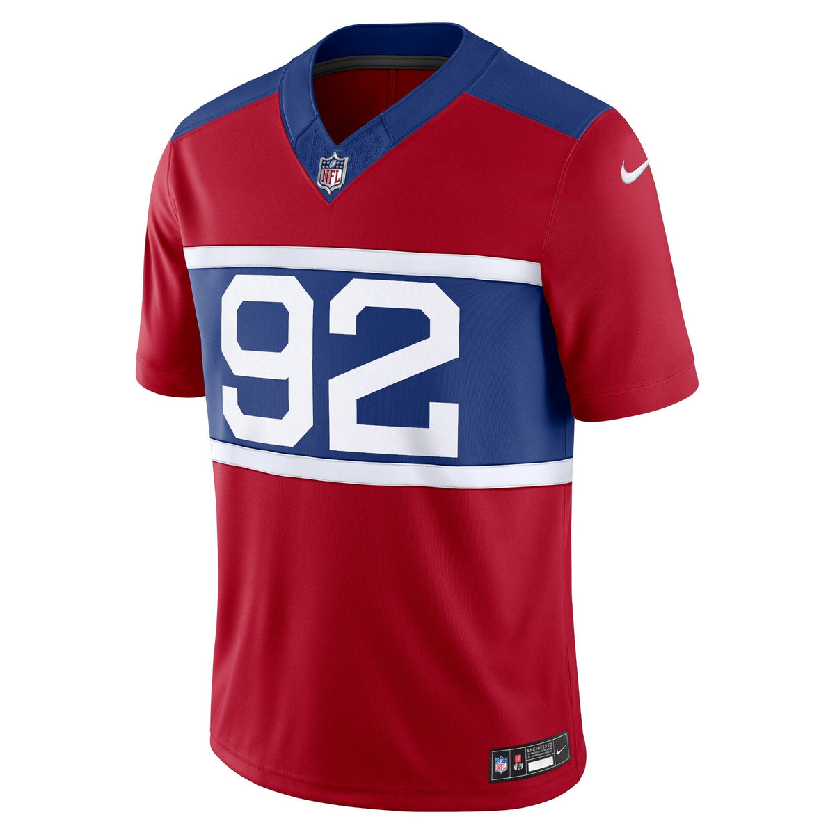 New York Giants Michael Strahan Century Red Alternate Vapor F.U.S.E. Retired Player Limited Football Jersey