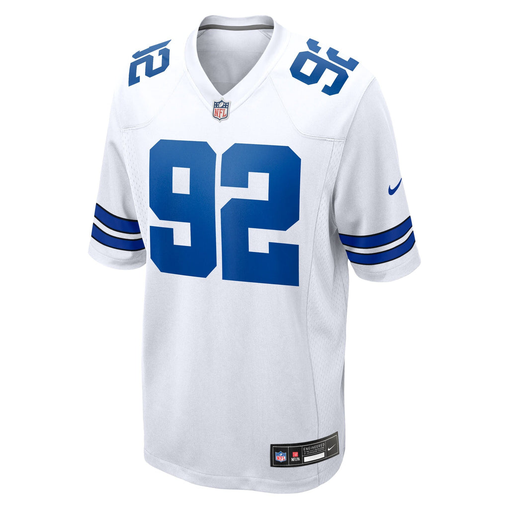 Dallas Cowboys Quinnen Williams White Game Football Jersey