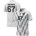 #1 White West Virginia Mountaineers Lightweight Soccer Fashion Jersey