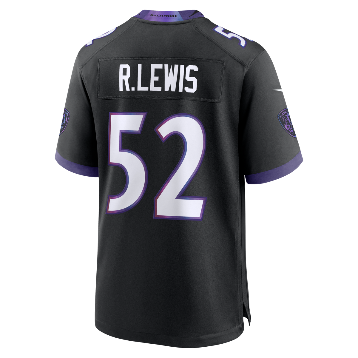 Baltimore Ravens Ray Lewis Black Alternate Retired Player Game Football Jersey