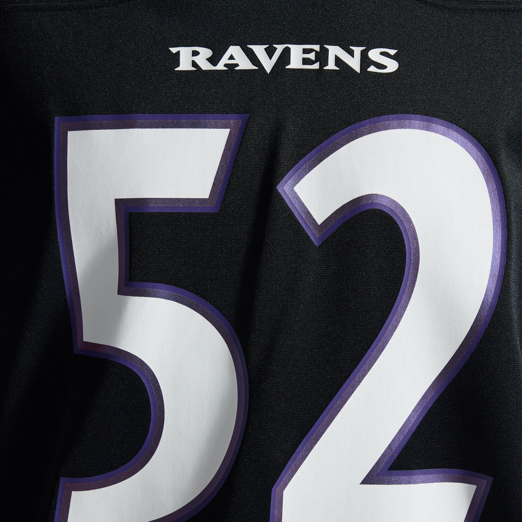 Baltimore Ravens Ray Lewis Black Alternate Retired Player Game Football Jersey
