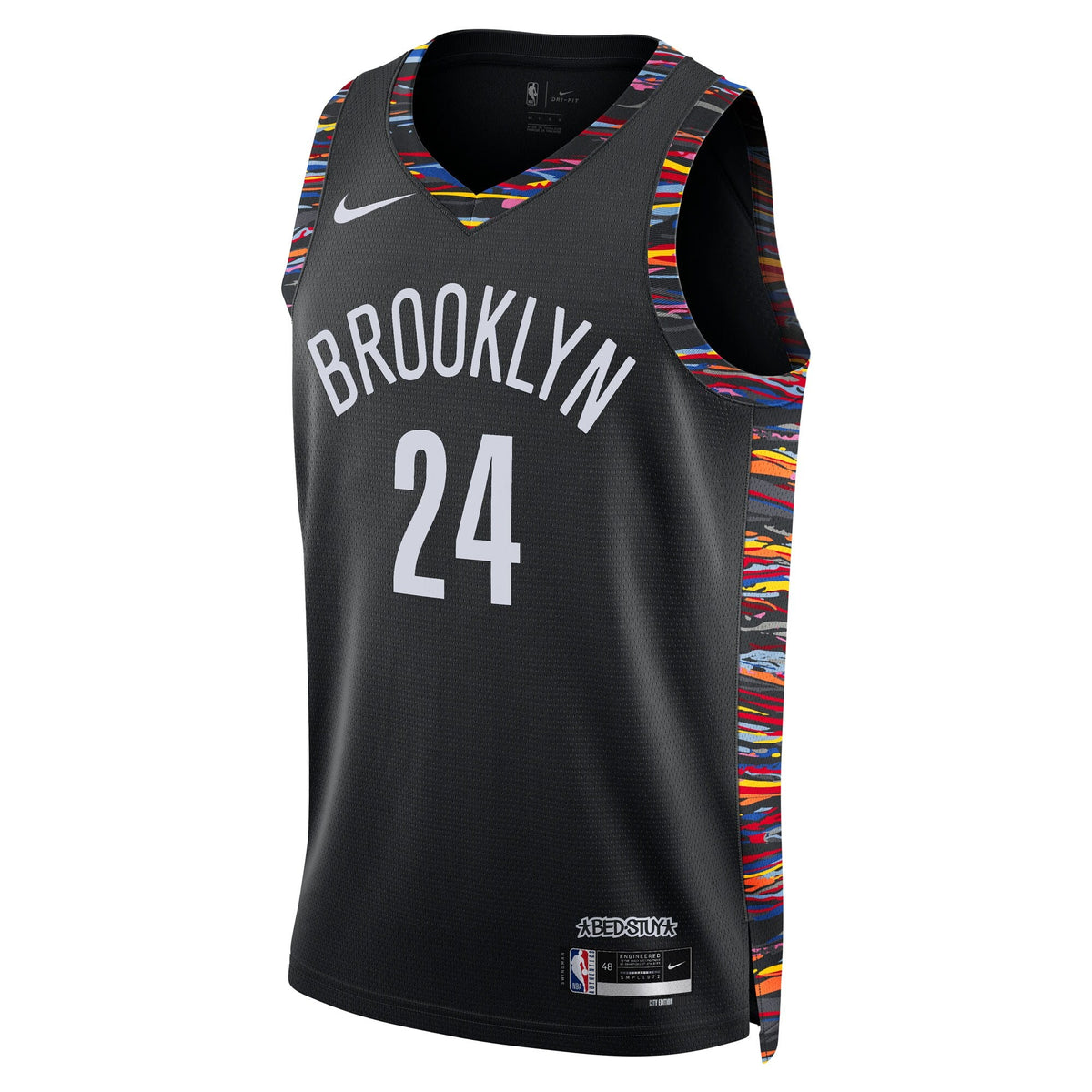 Brooklyn Nets 2025/26 City Edition Swingman Jersey - Black - Cam Thomas