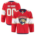 Florida Panthers Red Home Pro Custom Jersey
