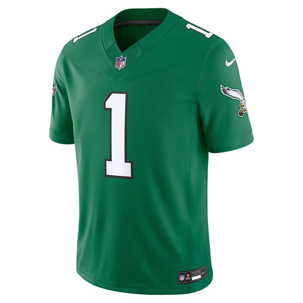 Philadelphia Eagles Jalen Hurts Kelly Green Alternate Vapor F.U.S.E. Stitched Limited Football Jersey