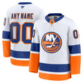 New York Islanders White Away Premium Custom Jersey