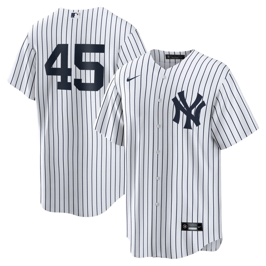 New York Yankees Gerrit Cole White Home Replica Player Name Baseball Jersey