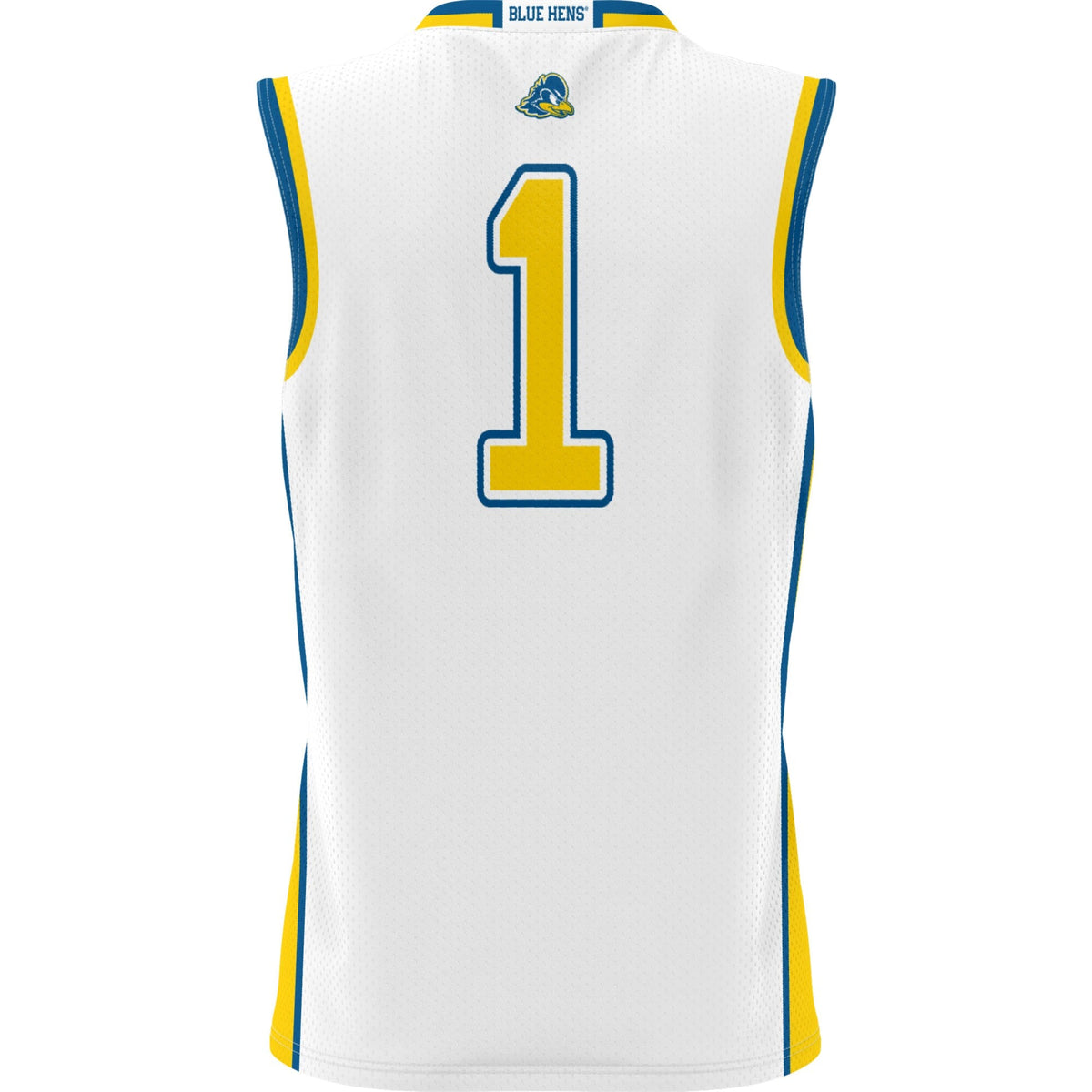 White Delaware Fightin' Blue Hens Lightweight Basketball Jersey