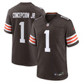 Cleveland Browns KC Concepcion Brown 2026 NFL Draft First Round Pick No. 24 Team Game Football Jersey