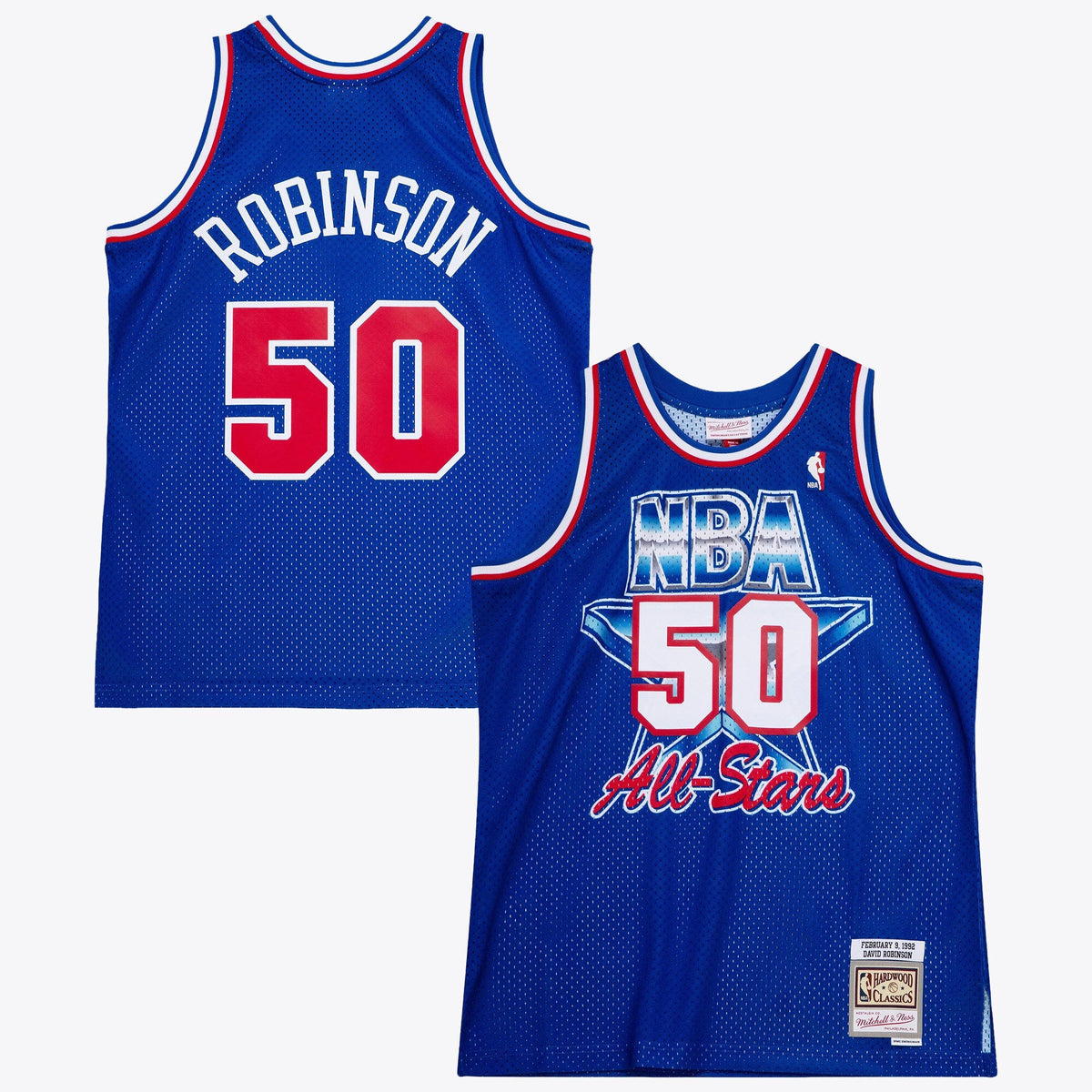 NBA David Robinson 1992 All-Star West Jersey All-Star - Royal Blue