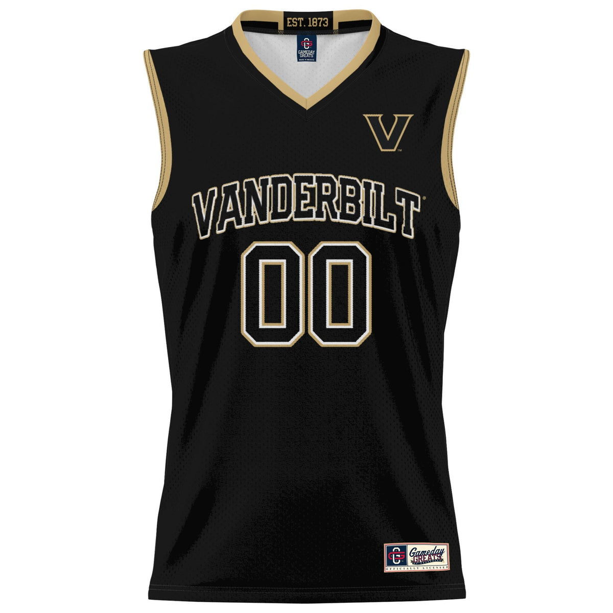 Vanderbilt Commodores NIL Pick-A-Player Basketball Jersey - Black