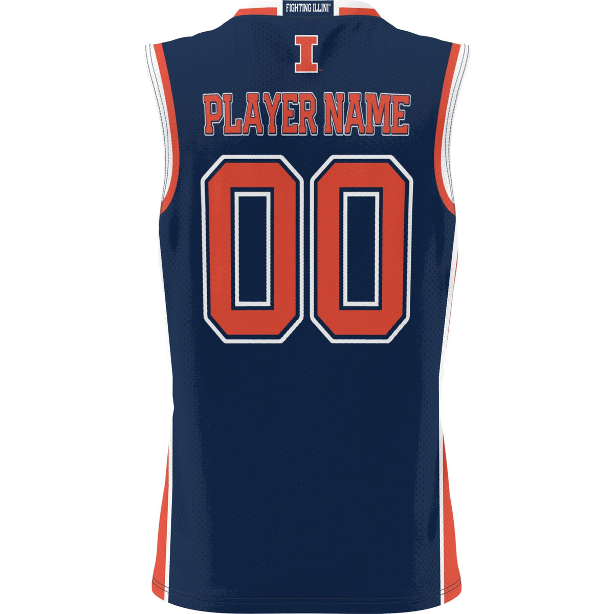 Illinois Fighting Illini Lightweight NIL Pick-A-Player Basketball Jersey - Navy