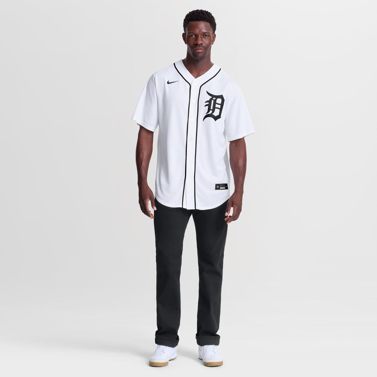 Detroit Tigers Javier Báez White Home Replica Baseball Jersey
